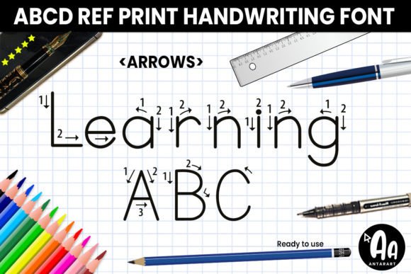 Abcd Ref Arrows: The Perfect Display Font for Engaging Campaigns