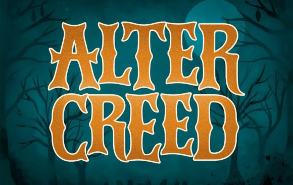 Alter Creed: The Perfect Spooky Font for Your Halloween Creations