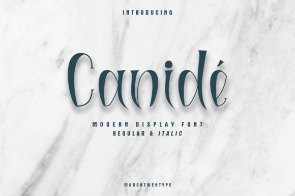Canidé: A Versatile Display Font for Creative Branding