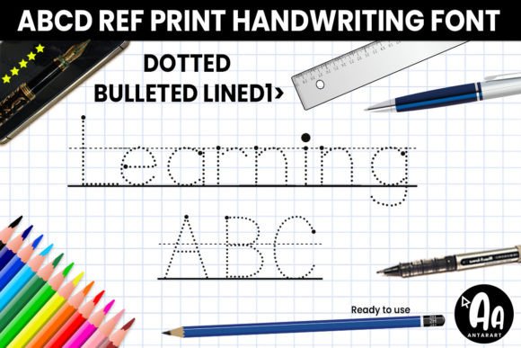 Discover Abcd Ref Dotted Bulleted Lined1: A Versatile Display Font