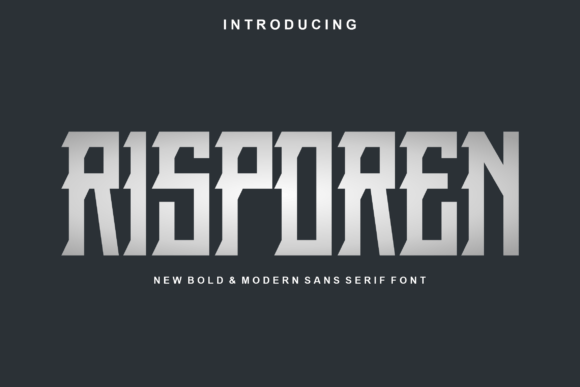 Discover the Charm of Risporen: A Modern Display Font