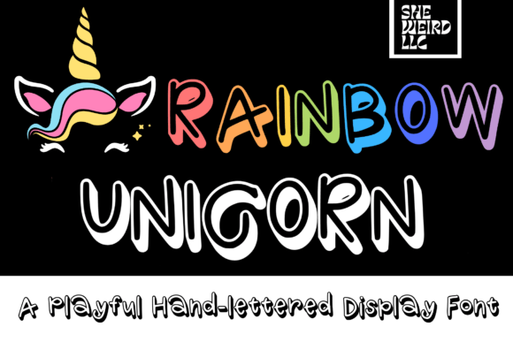 Discover the Magic of Rainbow Unicorn Font
