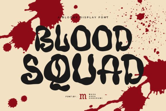 Discover the Uniqueness of Blood Squad Font
