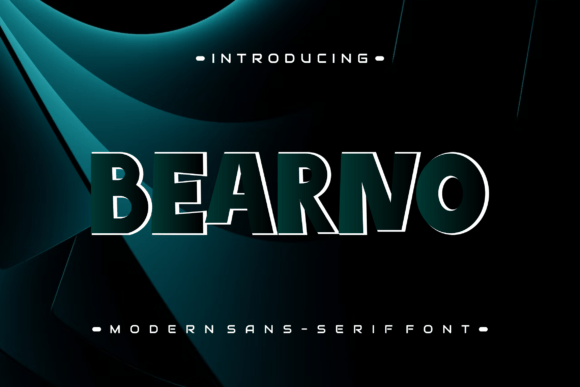 Discovering Bearno: A Bold and Modern Typeface