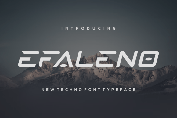 Discovering Efaleno: A Bold and Authentic Display Font