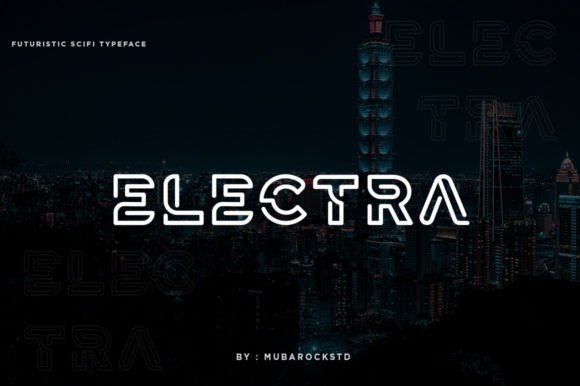 Electra: A Modern Minimalist Display Font for Clear, Confident Campaigns