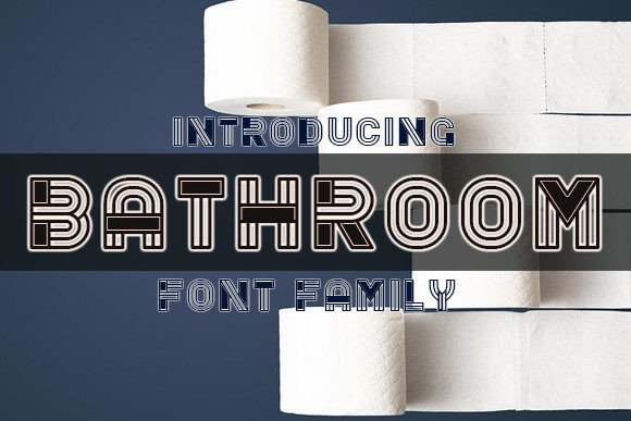 Enhance Your Brand with Bathroom: A Bold Geometric Font