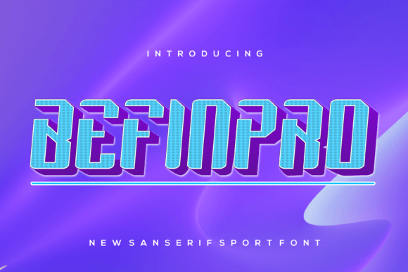 Enhance Your Brand with Befinpro: A Modern Display Font