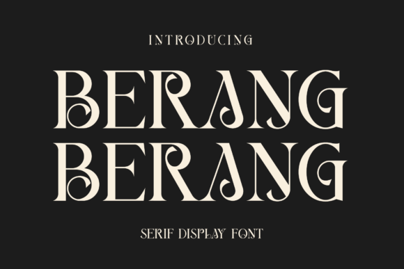 Enhance Your Brand with Berang Berang Font