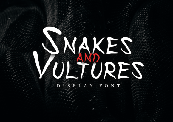 Enhance Your Brand with Snakes and Vultures Font