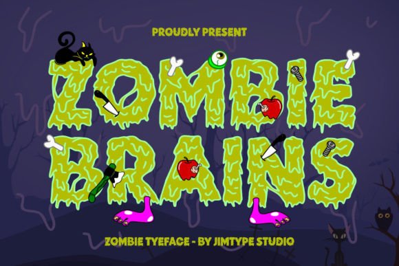 Enhance Your Brand with Zombie Brains Font