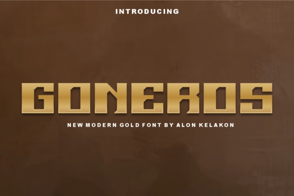 Goneros: A Modern Display Font for Thoughtful Editorial Design