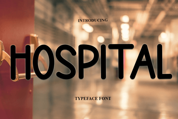 Hospital: A Neat and Casual Handwritten Display Font
