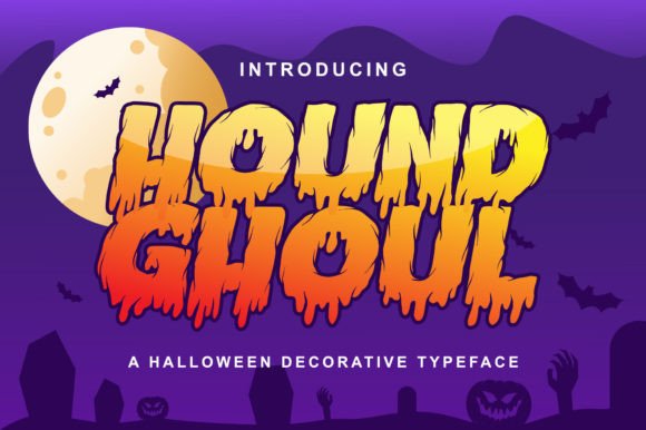 Hound Ghoul: A Dramatic Display Font for Web Design