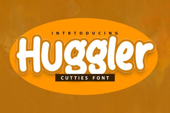 Huggler: A Bubbly Display Font for Joyful Branding