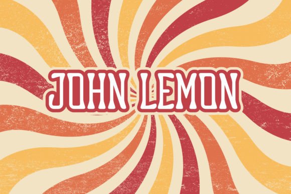 John Lemon: A Vintage-Style Display Font for Unique Designs