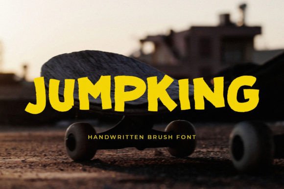 Jumpking: A Bold and Friendly Handwritten Display Font