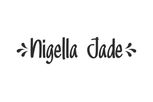 Nigella Jade: A Playful Display Font for Editorial Charm