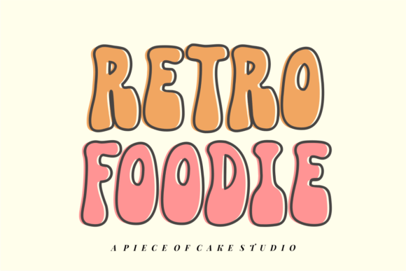 Retro Foodie: A Versatile and Stylish Display Font for Creative Projects