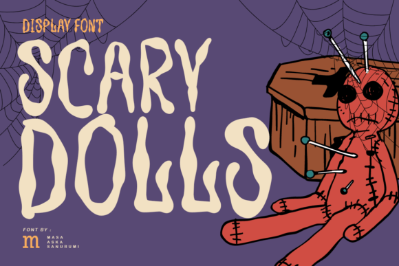 Scary Dolls: A Spooky and Creepy Display Font for Eye-Catching Campaigns