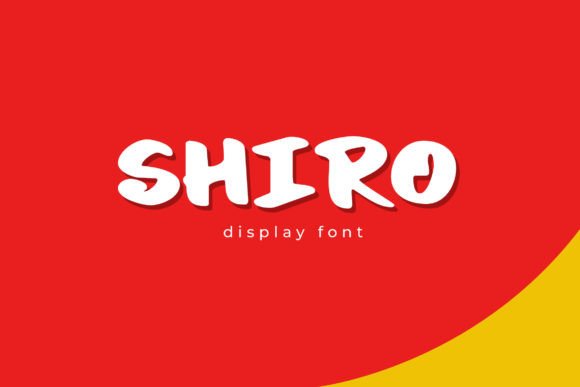 Shiro: A Handwritten Display Font for Unique Web Design