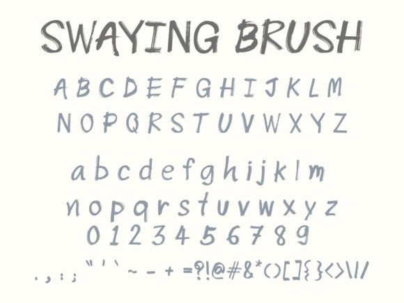 Swaying Brush Font for Scroll-Stopping Visuals