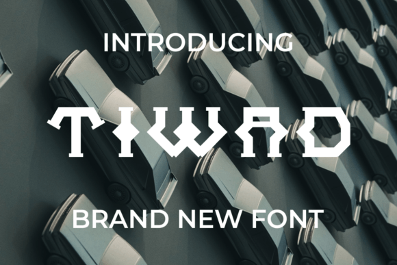Tiwad: A Modern Display Font for Fresh Web Design
