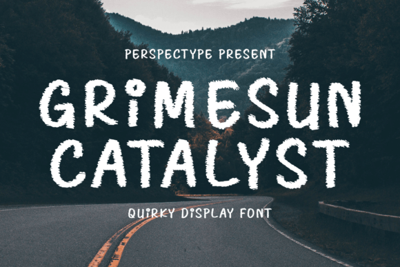 Unleash Creativity with Grimesun Catalyst Font
