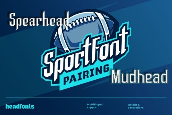 Unleash Creativity with Spearhead Mudhead Duo Font