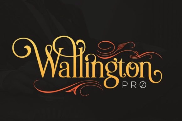 Wallington Pro: A Refined Display Font for Chic Designs