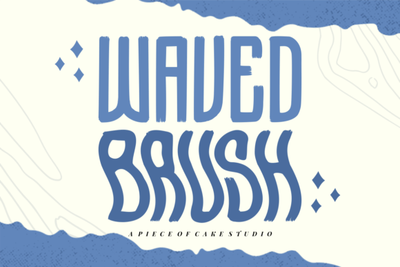 Waved Brush: A Stylish and Playful Display Font